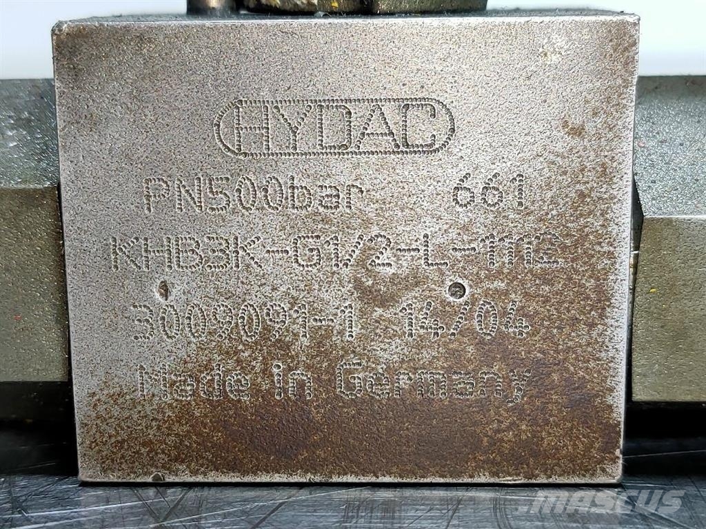 CAT 928G-Hydac KHB3K-G1/2-Ball valve/Kugelhahn Hidravlika