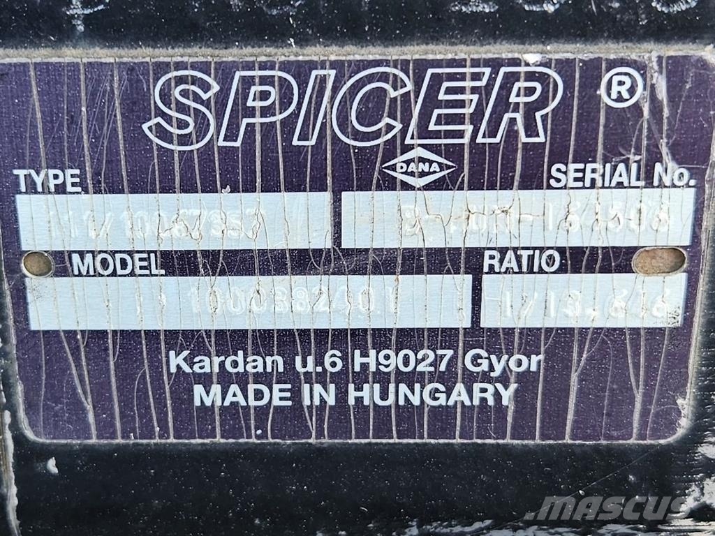 Wacker Neuson -Spicer Dana 111/10067357-Axle/Achse/As Akselit