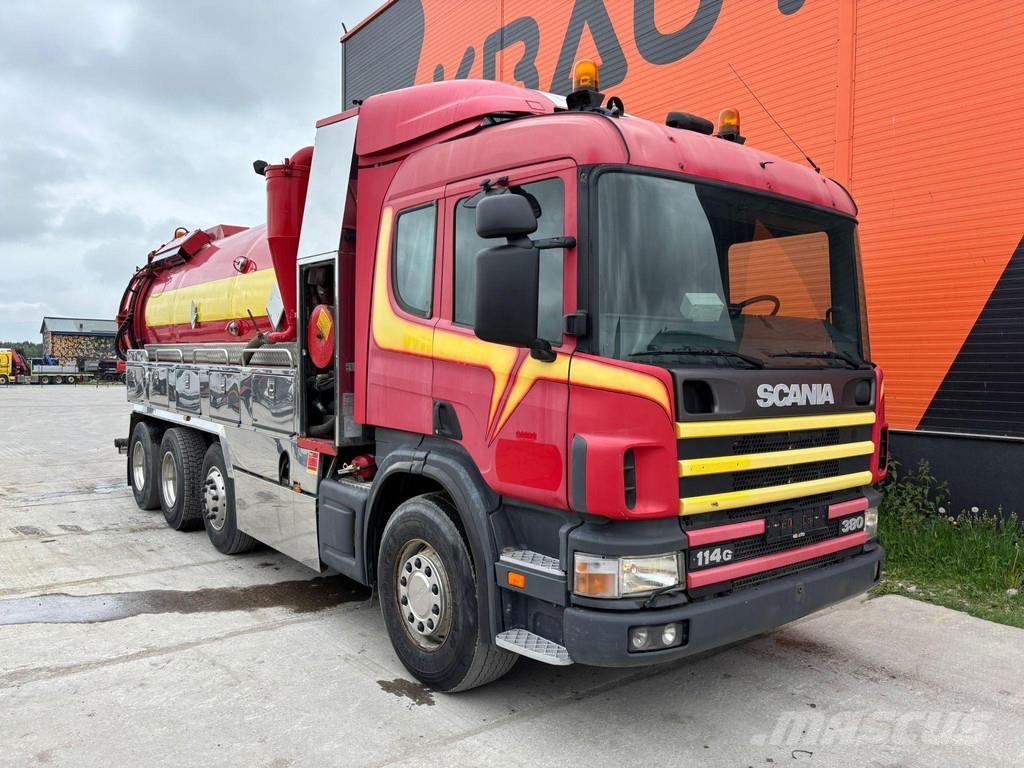 Scania P114 380 ADR / Stainless steel / EUR MARK Paine-/imuautot