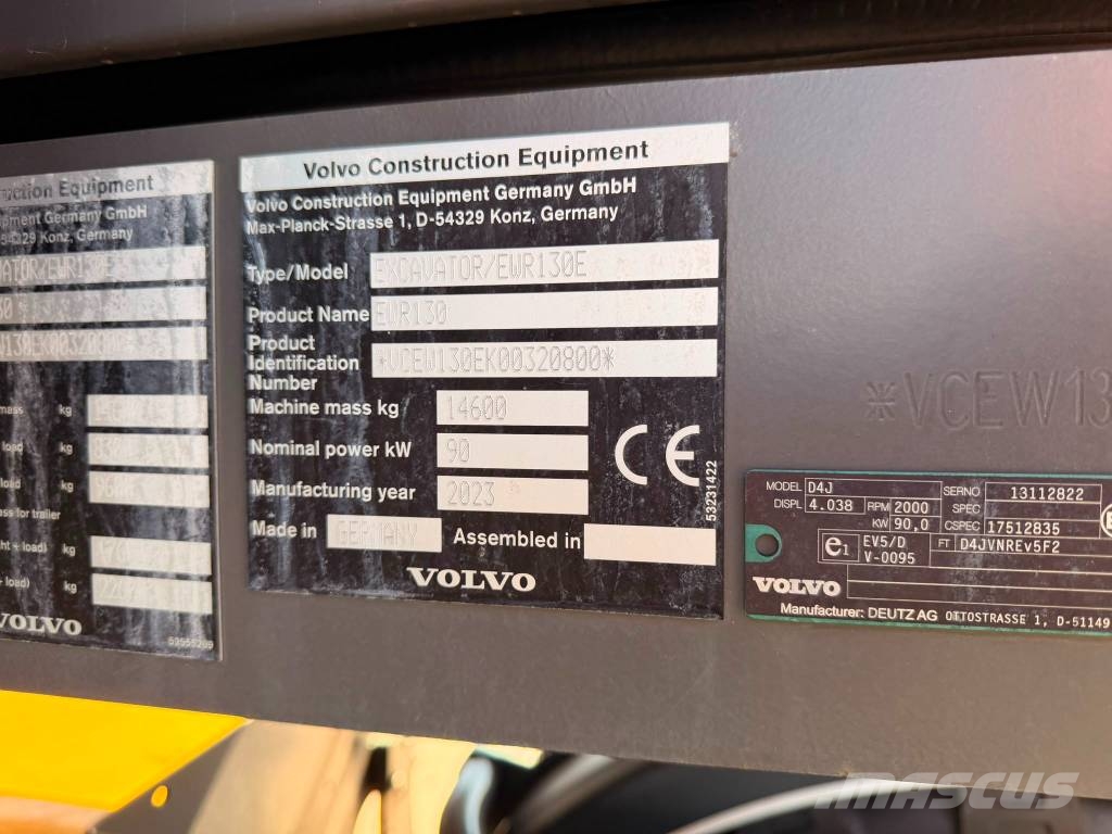 Volvo EWR 130 E Escavadoras de rodas