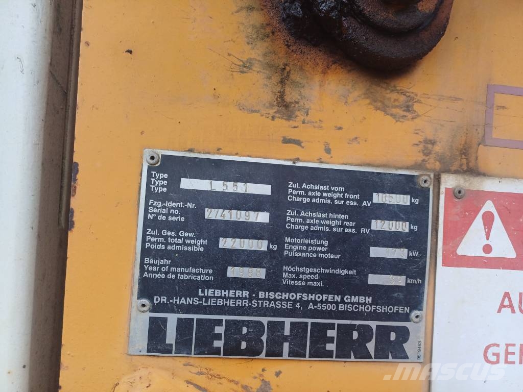 Liebherr L551 Wheel loaders