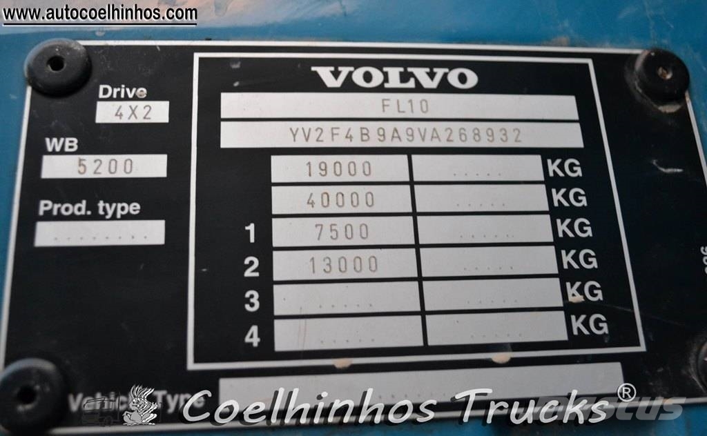 Volvo FL 10 320 Camiones con chasís y cabina