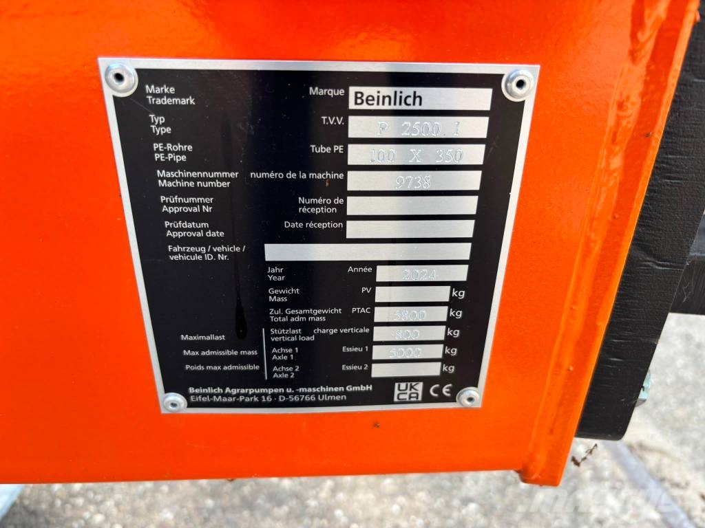 Beinlich Primus 2500 100-350 Vandingssystemer