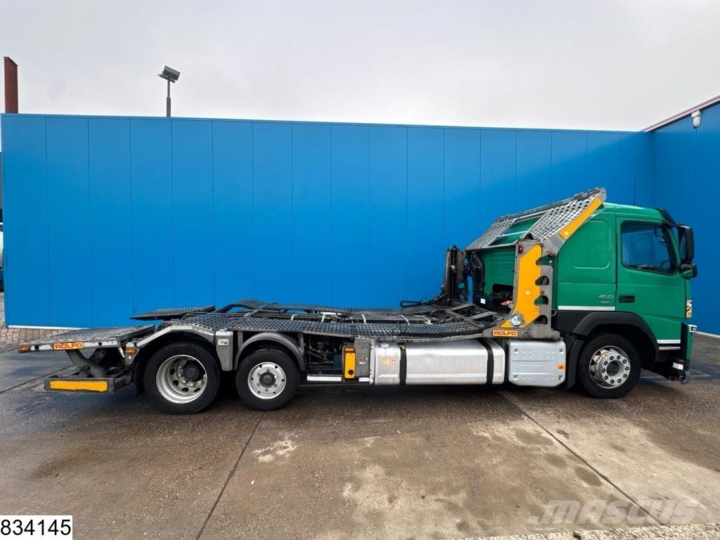 Volvo FM 450 6x2, EURO 6, Retarder, Standairco, Hydrauli مركبات النقل