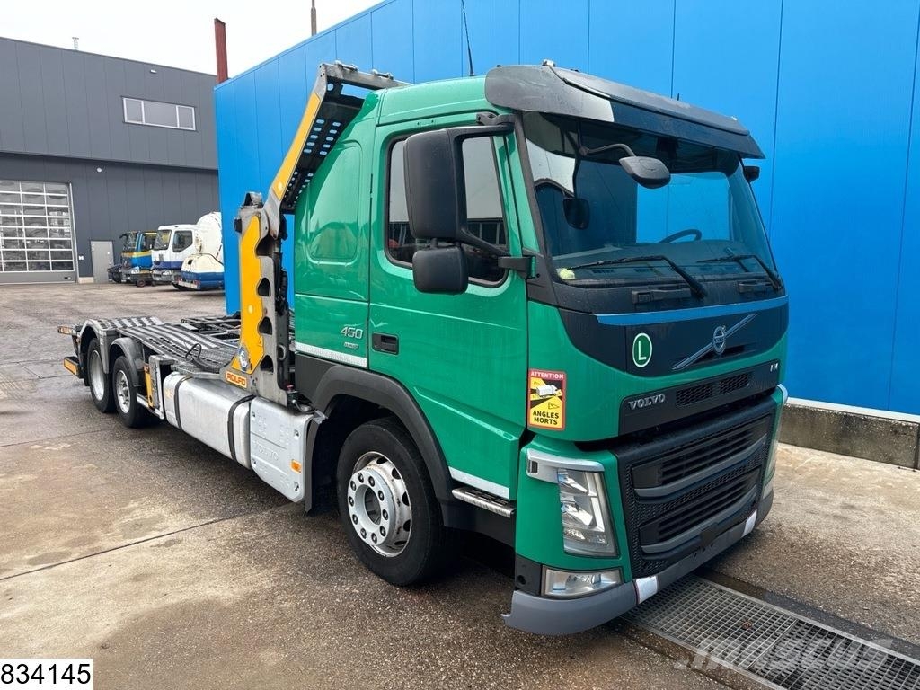 Volvo FM 450 6x2, EURO 6, Retarder, Standairco, Hydrauli مركبات النقل