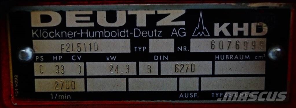 Deutz AG F2L511D Motori za građevinarstvo