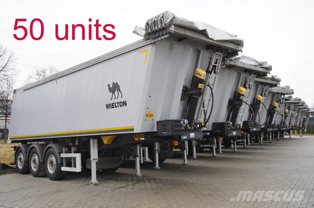 Wielton NW-3 / weight 6.2 t / capacity 38m3 / 50 units Kiper poluprikolice