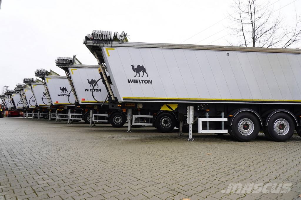 Wielton NW-3 / weight 6.2 t / capacity 38m3 / 50 units Kiper poluprikolice