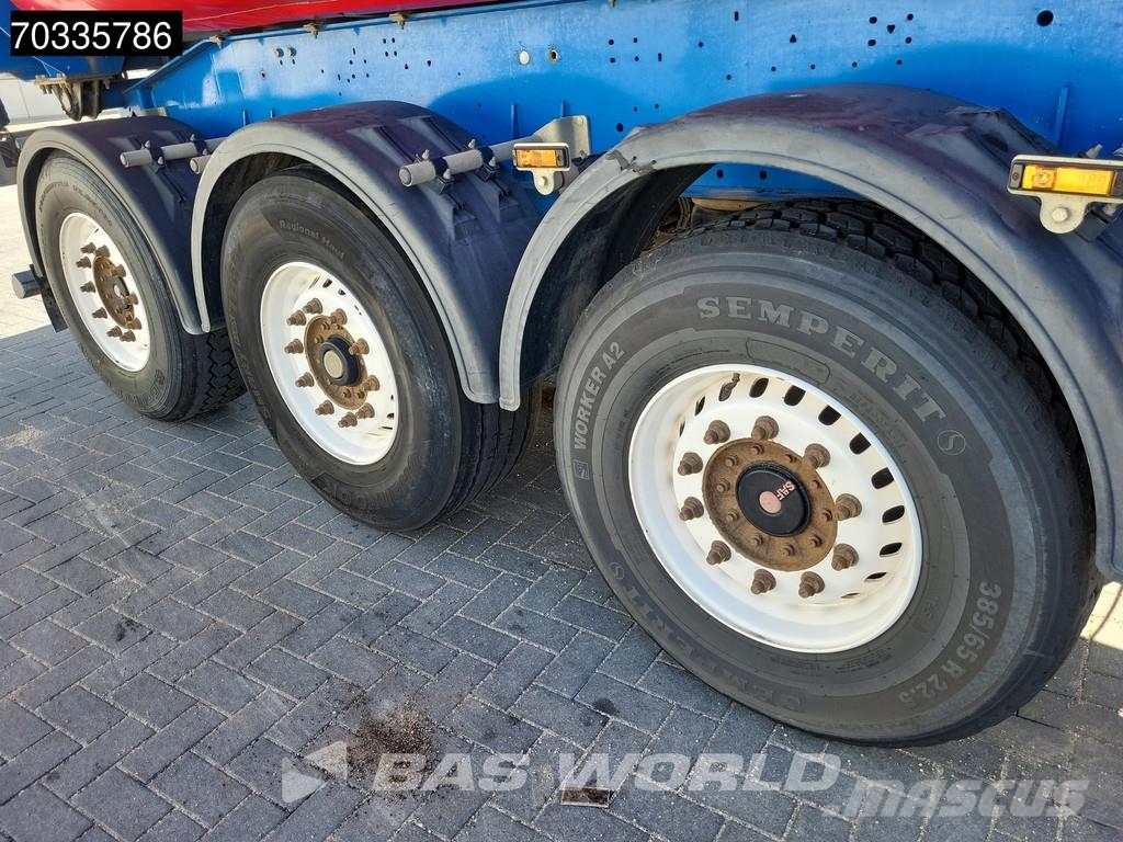 Schmitz Cargobull SGF*S3 ISO Lift Axle Kippipuoliperävaunut