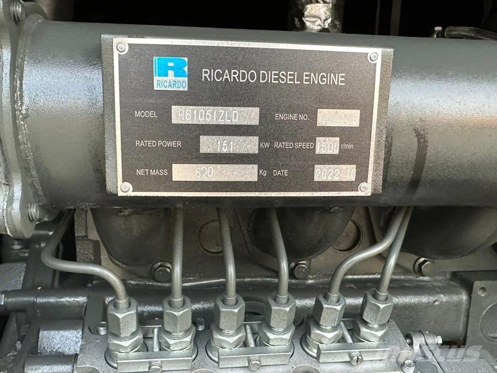 Ricardo 150 KVA (120KW) Silent Generator 3 Phase 50HZ 400V Γεννήτριες ντίζελ