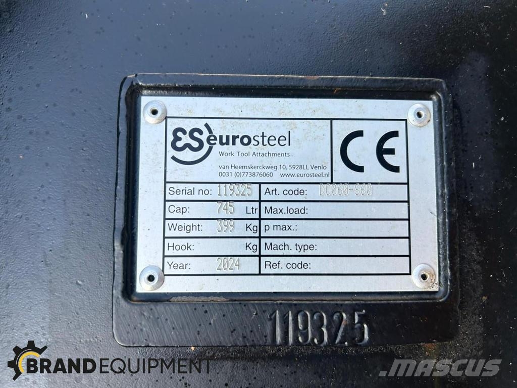 Eurosteel 1000 mm S60 Cucharones
