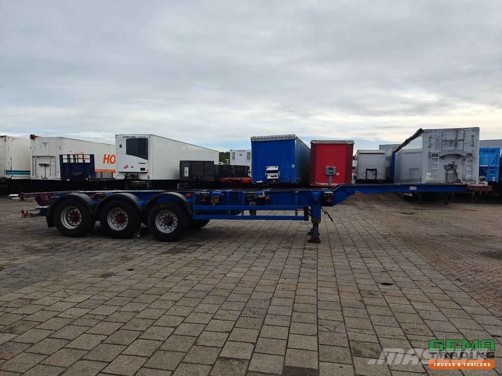 Burg BPO 12 27 CZXHX BX 20/30/40FT Fixed - BPW Axles - Containerchassis Semitrailere