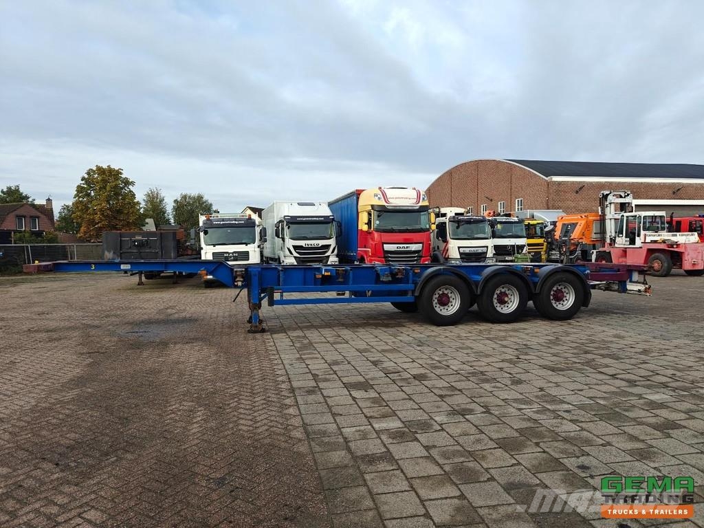 Burg BPO 12 27 CZXHX BX 20/30/40FT Fixed - BPW Axles - Containerchassis Semitrailere