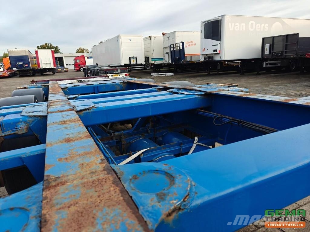 Burg BPO 12 27 CZXHX BX 20/30/40FT Fixed - BPW Axles - Containerchassis Semitrailere