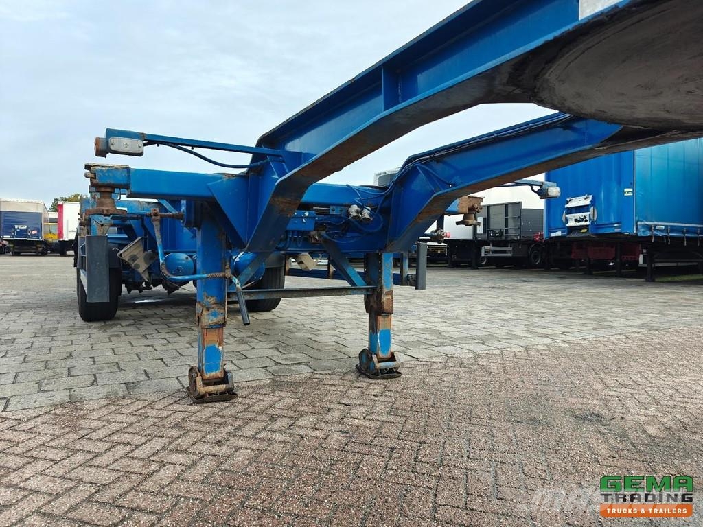 Burg BPO 12 27 CZXHX BX 20/30/40FT Fixed - BPW Axles - Containerchassis Semitrailere