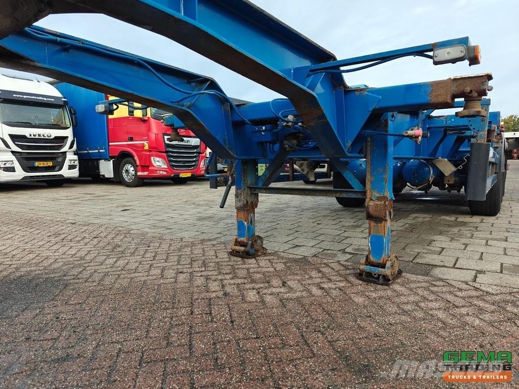 Burg BPO 12 27 CZXHX BX 20/30/40FT Fixed - BPW Axles - Containerchassis Semitrailere