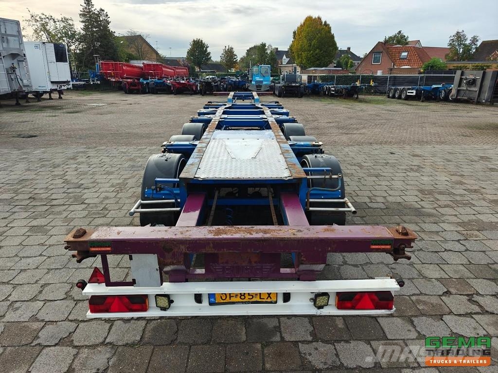 Burg BPO 12 27 CZXHX BX 20/30/40FT Fixed - BPW Axles - Containerchassis Semitrailere