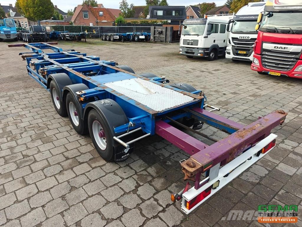 Burg BPO 12 27 CZXHX BX 20/30/40FT Fixed - BPW Axles - Containerchassis Semitrailere