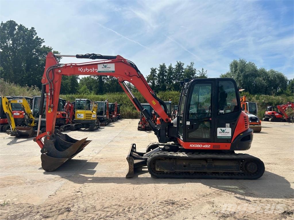 Kubota Kx080-4A2 (7264) Midibagger  7t - 12t