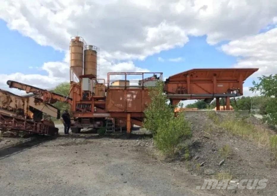 Terex mobilna kruszarka udarowa młotkowa na kołach bohri Κινητοί σπαστήρες