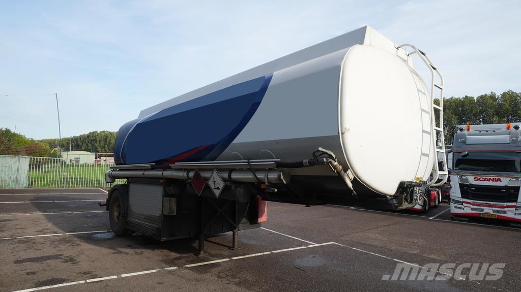 Dijssel 1 axle adr fuel tank trailer 24.000ltr Tankopleggers