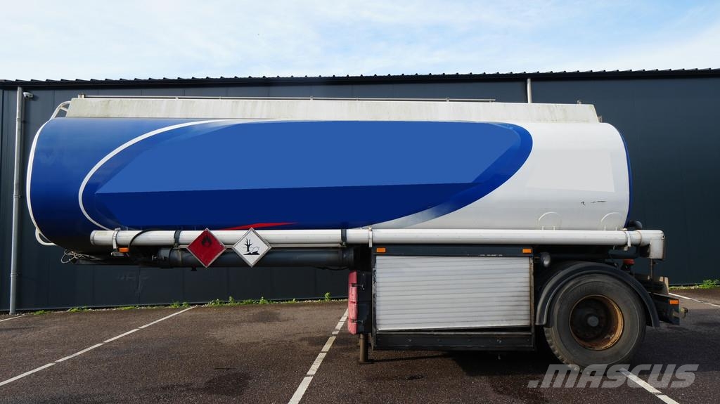 Dijssel 1 axle adr fuel tank trailer 24.000ltr Tankopleggers