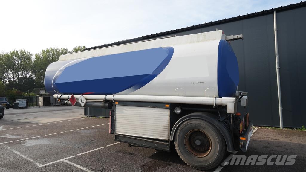 Dijssel 1 axle adr fuel tank trailer 24.000ltr Tankopleggers