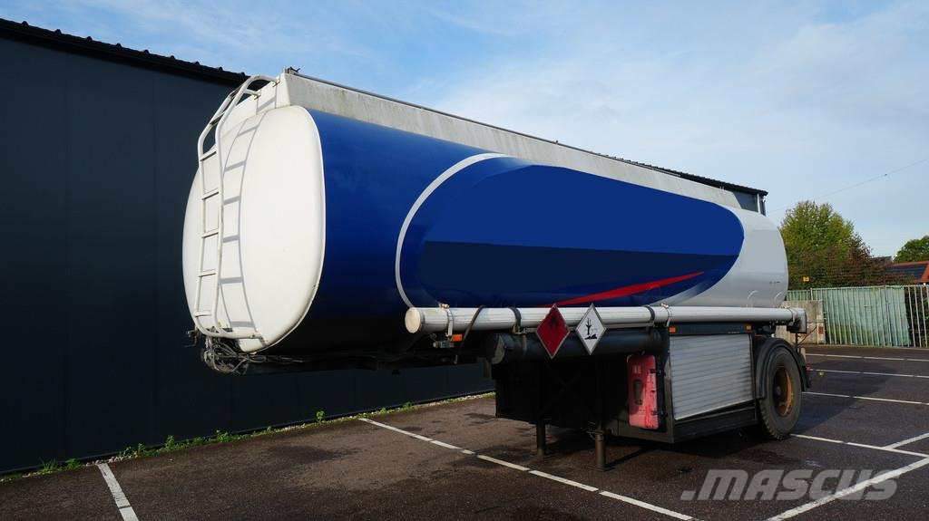 Dijssel 1 axle adr fuel tank trailer 24.000ltr Tankopleggers