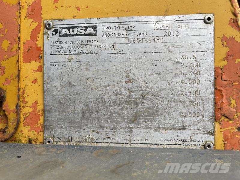 Ausa D 350 AHG Mini Dumpers