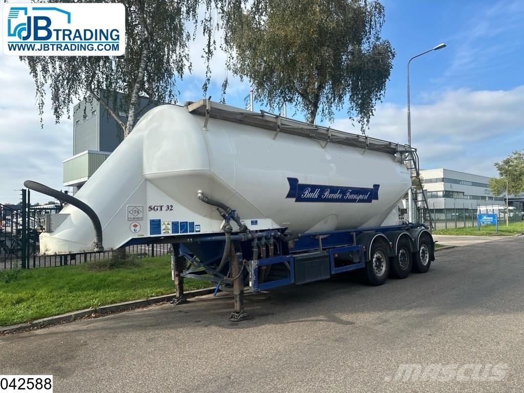 Feldbinder Silo 40.000 Liter, 1 Comp Напівпричепи-автоцистерни