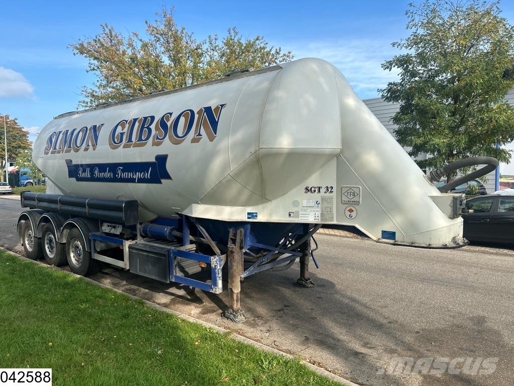 Feldbinder Silo 40.000 Liter, 1 Comp Напівпричепи-автоцистерни