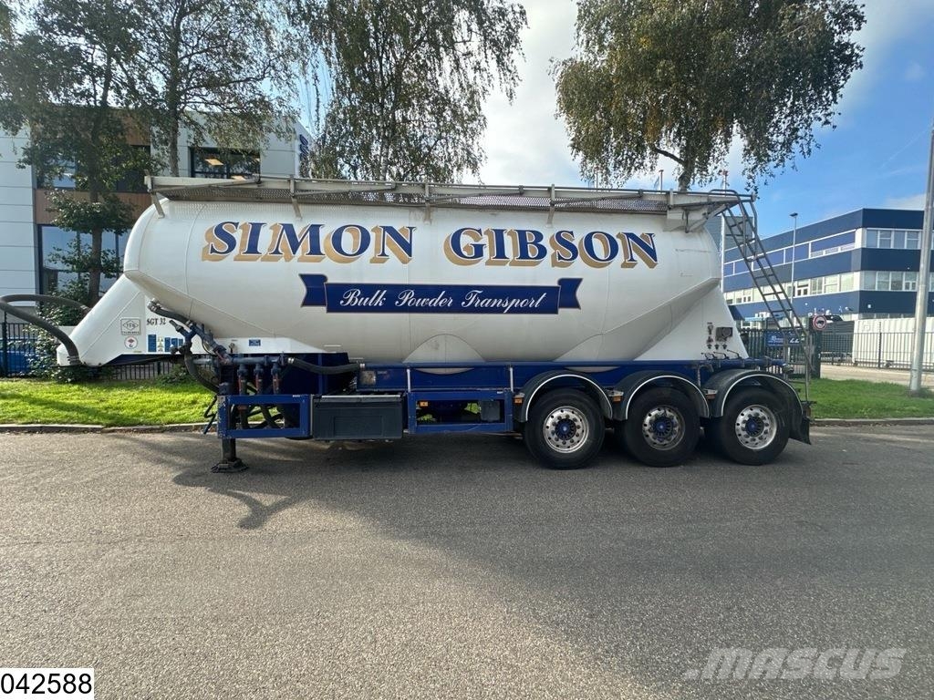 Feldbinder Silo 40.000 Liter, 1 Comp Напівпричепи-автоцистерни