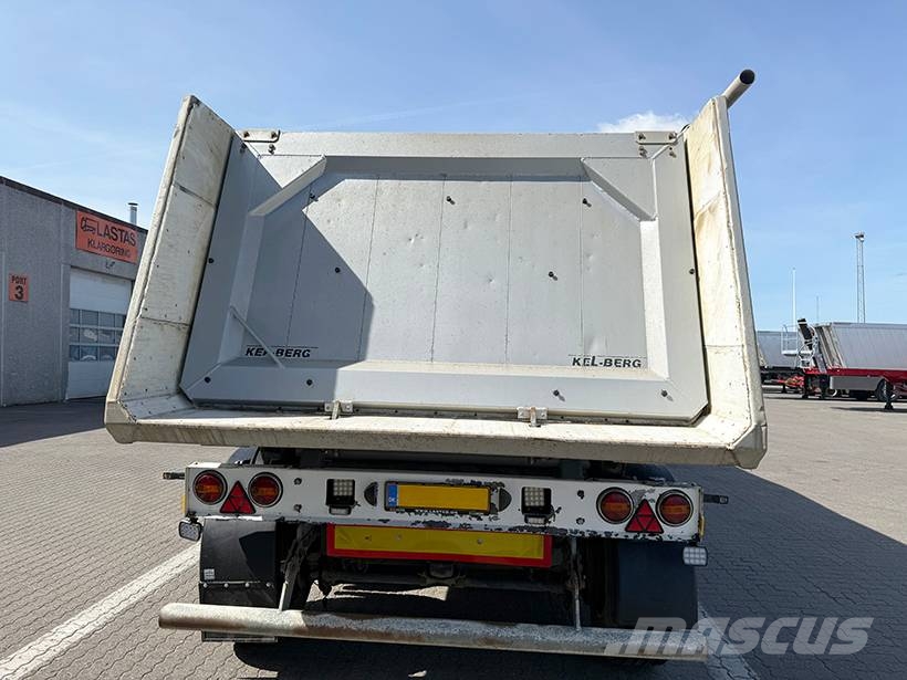 Kel-Berg 4 axle Tipper / Alukastenmulde Kipper 37m3 Sklápěcí návěsy