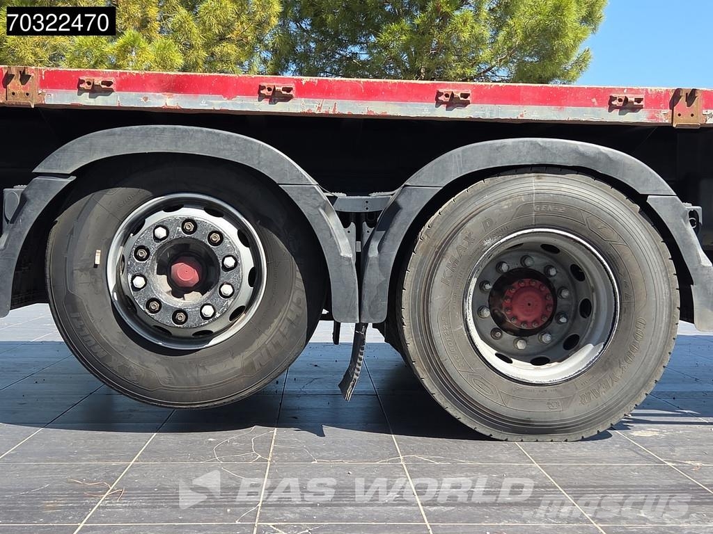 Renault C 380 6X2 Grua HMF 4020K-RC 6x Prolongas Mando con 平板式/側卸式卡車