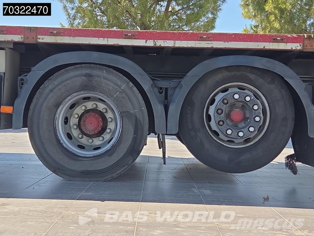 Renault C 380 6X2 Grua HMF 4020K-RC 6x Prolongas Mando con 平板式/側卸式卡車
