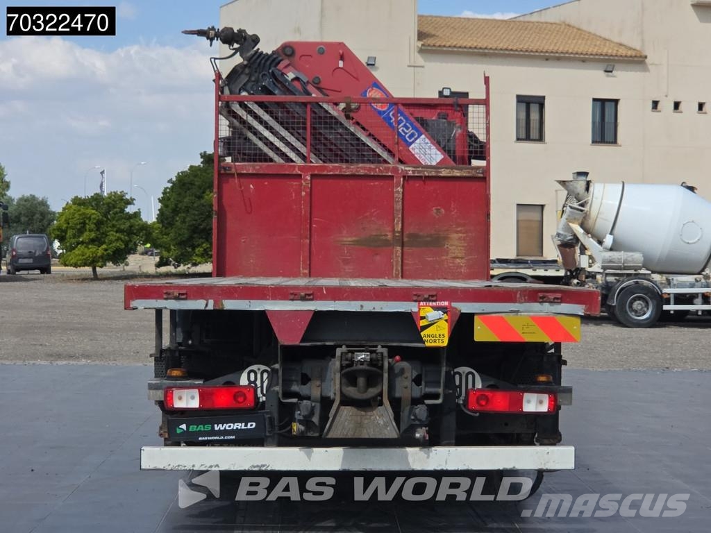 Renault C 380 6X2 Grua HMF 4020K-RC 6x Prolongas Mando con 平板式/側卸式卡車