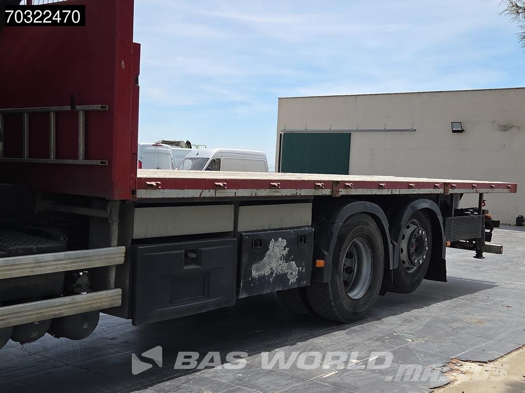 Renault C 380 6X2 Grua HMF 4020K-RC 6x Prolongas Mando con 平板式/側卸式卡車