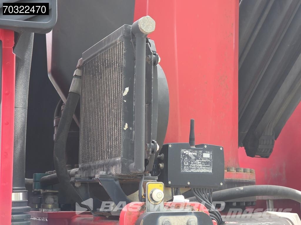 Renault C 380 6X2 Grua HMF 4020K-RC 6x Prolongas Mando con 平板式/側卸式卡車