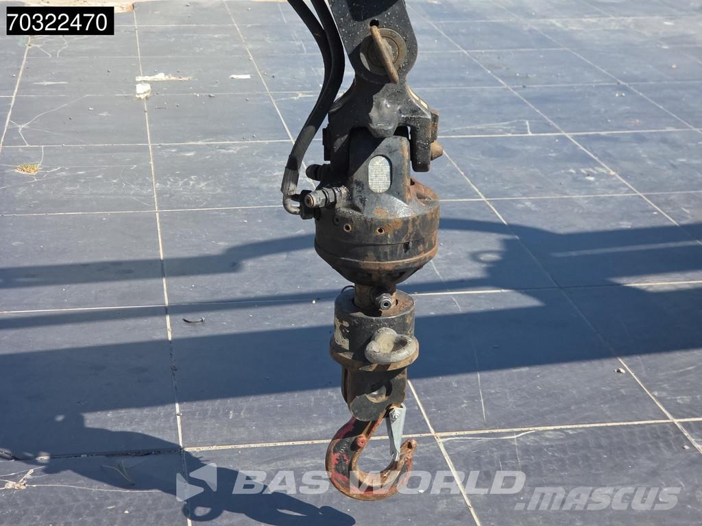 Renault C 380 6X2 Grua HMF 4020K-RC 6x Prolongas Mando con 平板式/側卸式卡車