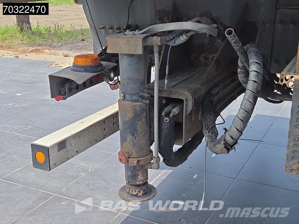 Renault C 380 6X2 Grua HMF 4020K-RC 6x Prolongas Mando con 平板式/側卸式卡車