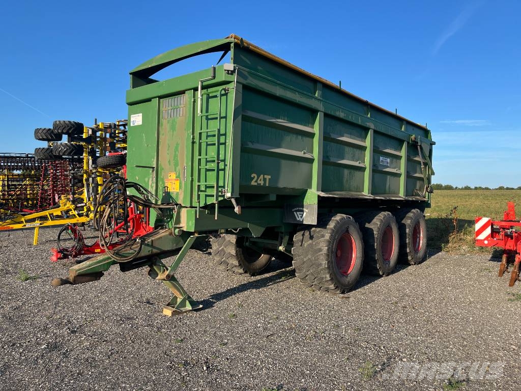 Western 24 tons Remolques con caja de volteo