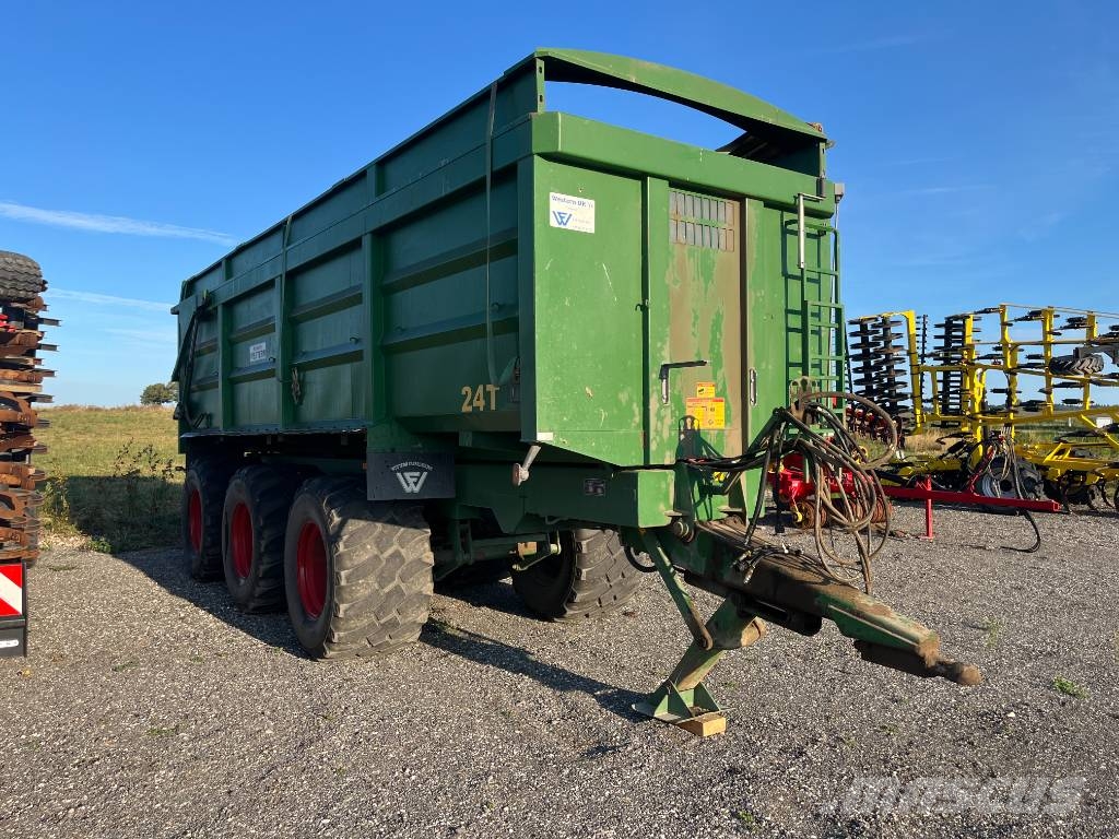Western 24 tons Remolques con caja de volteo