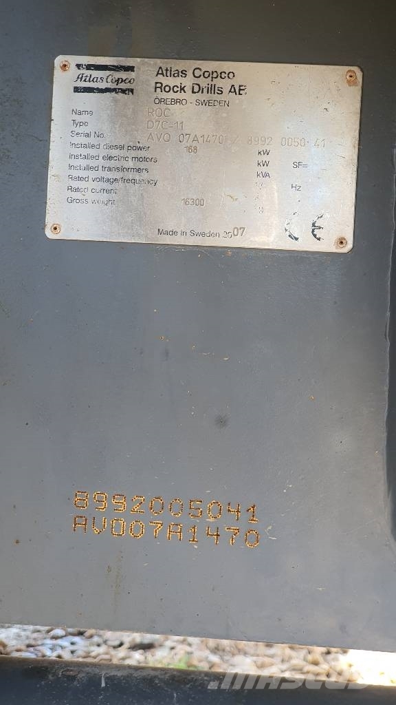 Atlas Copco D7 C-11 Oberflächenbohrgeräte