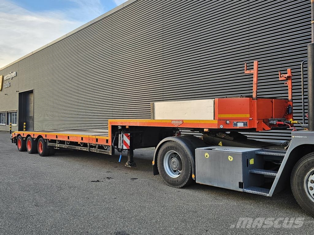 Broshuis 3 ABSD-48/3 / 3 x EXTENDABLE / 33 mtr 低平板半挂车