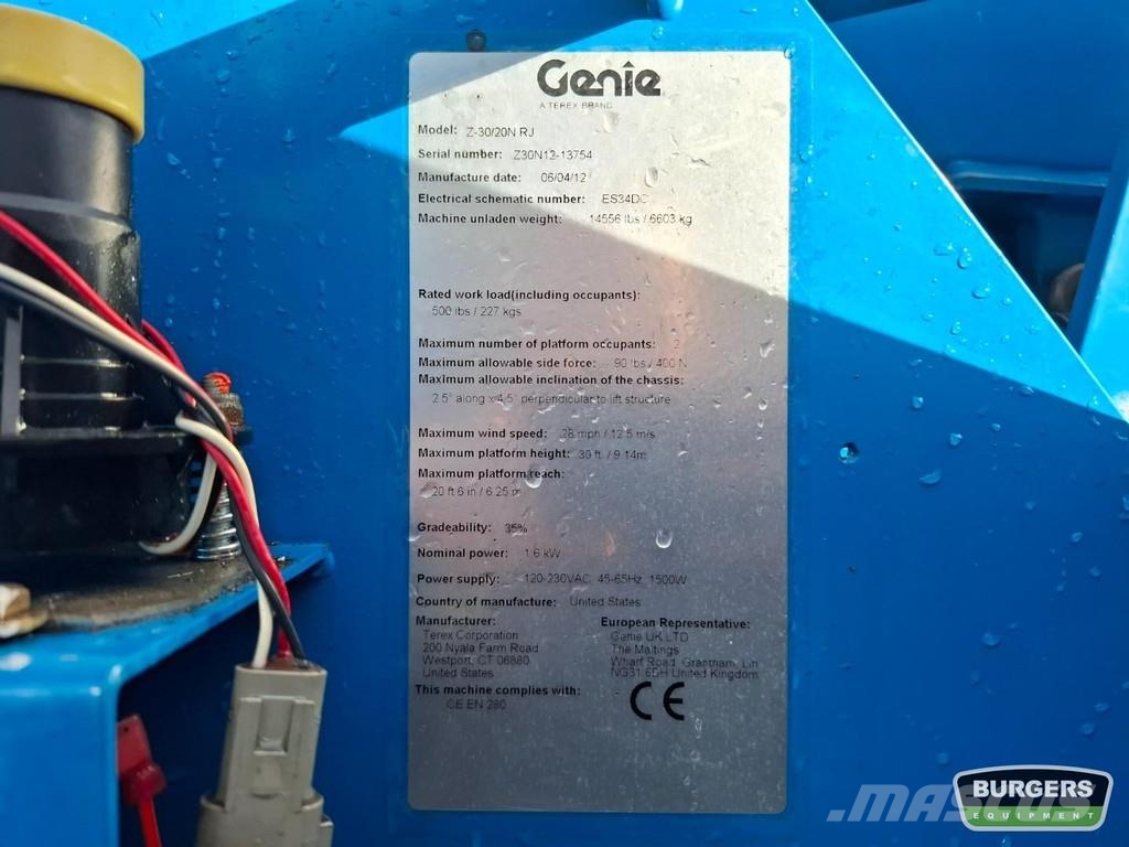 Genie Z30/20N RJ Gelenkteleskoparbeitsbühnen