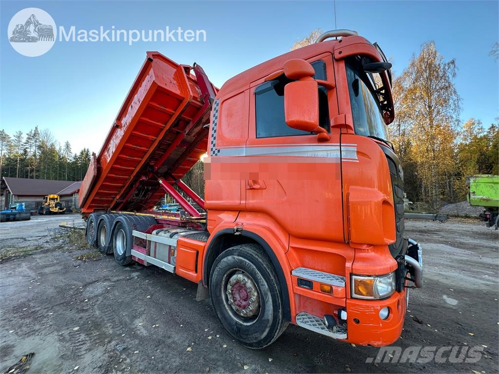 Scania R480LB8X4*4HSA Rol kiper kamioni s kukama za dizanje