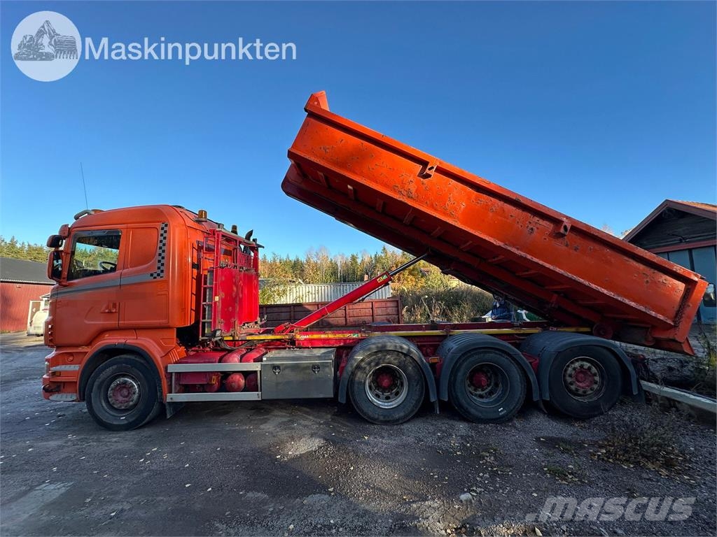 Scania R480LB8X4*4HSA Rol kiper kamioni s kukama za dizanje