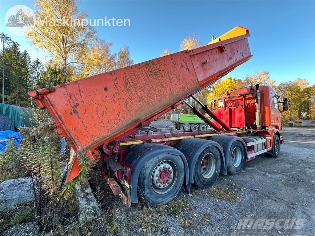 Scania R480LB8X4*4HSA Rol kiper kamioni s kukama za dizanje
