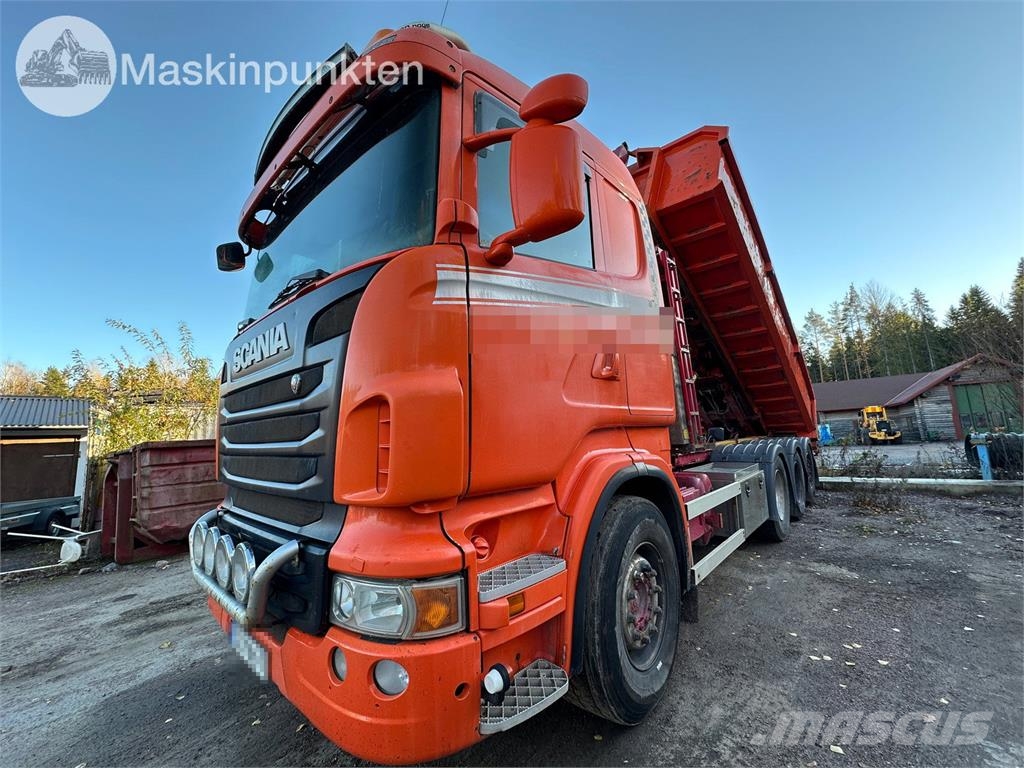Scania R480LB8X4*4HSA Rol kiper kamioni s kukama za dizanje