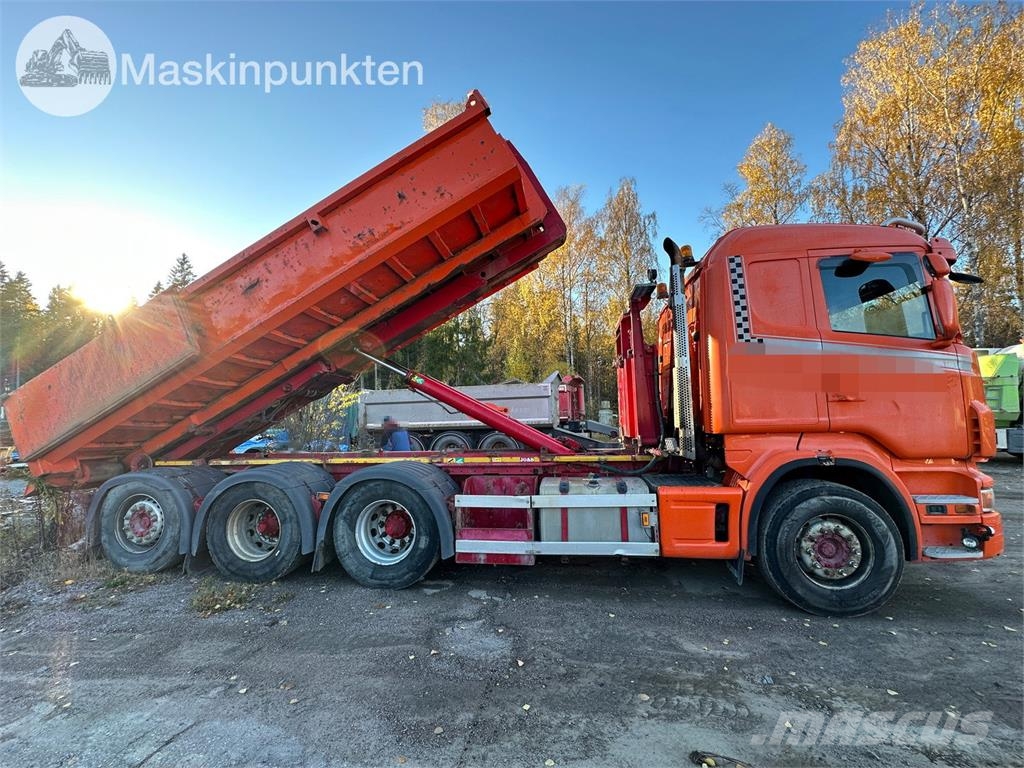 Scania R480LB8X4*4HSA Rol kiper kamioni s kukama za dizanje